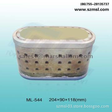 Oval tin box, metal box, candy box, tea caddy